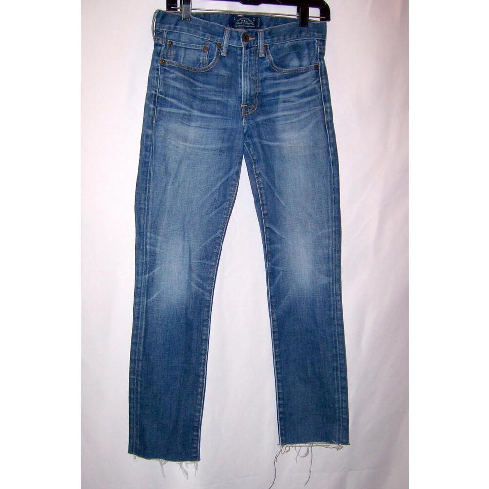 Lucky Brand 121 Heritage Slim Men's Jeans 28w x 32 - Raw Hem